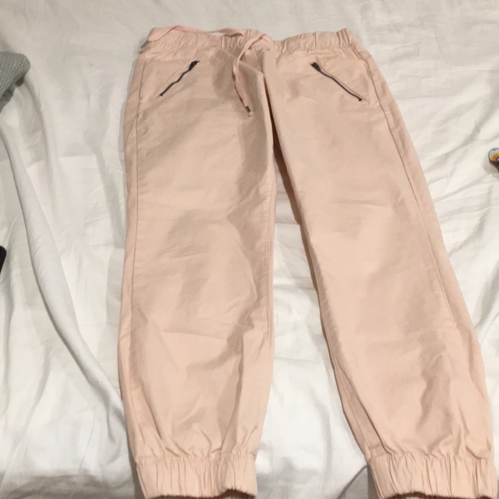 Brand new never worn pink joggers